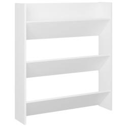 Armoire &agrave; chaussures range chaussures rangement meuble entr&eacute;e couloir salon murale 80 x 18 x 90 cm