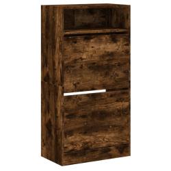 Armoire &agrave; chaussures range chaussures rangement meuble entr&eacute;e couloir salon 60 x 34 x 116 cm bois d