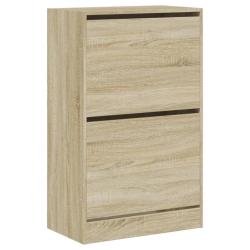 Armoire &agrave; chaussures range chaussures rangement meuble entr&eacute;e couloir salon sonoma 60 x 34 x 96,5 c