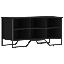 Armoire &agrave; chaussures range chaussures rangement meuble entr&eacute;e couloir salon 90 x 38 x 45,5 cm bois
