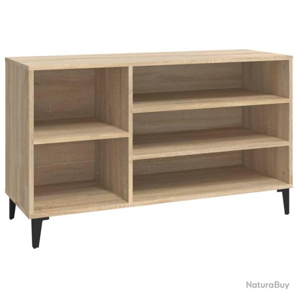 Armoire � chaussures range chaussures rangement meuble entr�e couloir salon sonoma 102 x 36 x 60 cm