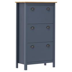Armoire &agrave; chaussures range chaussures rangement meuble entr&eacute;e couloir salon Hill 72 x 35 x 124 cm b