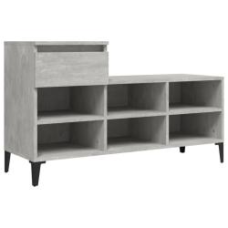 Armoire &agrave; chaussures range chaussures rangement meuble entr&eacute;e couloir salon 102 x 36 x 60 cm bois d