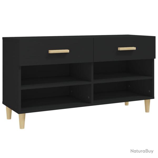 Armoire � chaussures range chaussures rangement meuble entr�e couloir salon 102 x 35 x 55 cm bois d