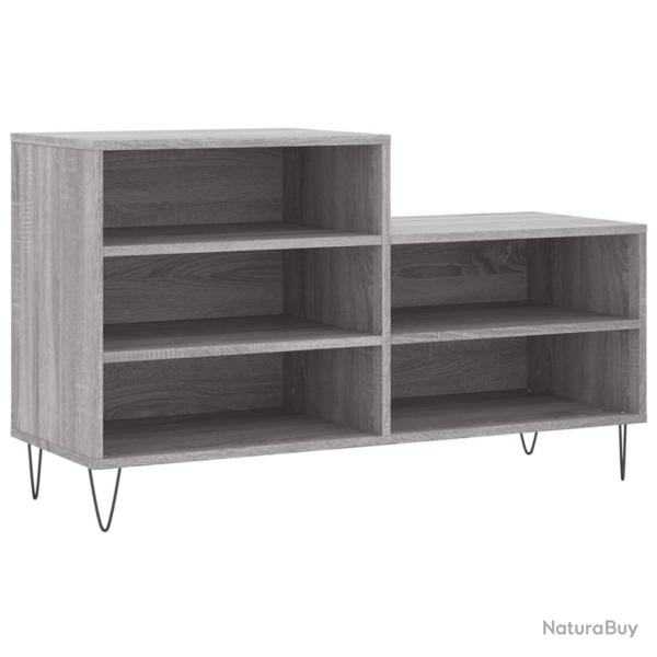 Armoire � chaussures range chaussures rangement meuble entr�e couloir salon sonoma 102 x 36 x 60 cm