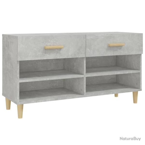 Armoire � chaussures range chaussures rangement meuble entr�e couloir salon 102 x 35 x 55 cm bois d