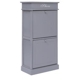Armoire &agrave; chaussures range chaussures rangement meuble entr&eacute;e couloir salon 50 x 28 x 98 cm bois de
