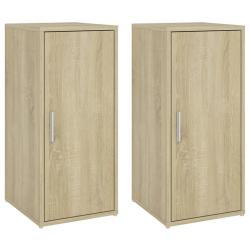 Armoires &agrave; chaussures range chaussures rangement meuble entr&eacute;e couloir salon lot de 2 sonoma 32 x 3