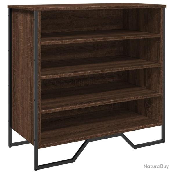 Armoire � chaussures range chaussures rangement meuble entr�e couloir salon 80 x 38 x 78 cm bois d'