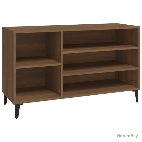 Armoire � chaussures range chaussures rangement meuble entr�e couloir salon 102 x 36 x 60 cm bois d