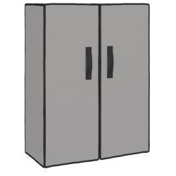 Armoire &agrave; chaussures range chaussures rangement meuble entr&eacute;e couloir salon 60 x 28 x 90 cm Tissu g