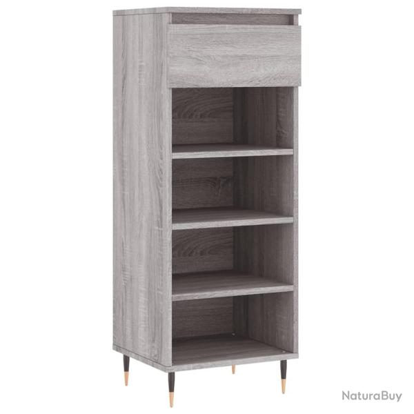 Armoire � chaussures range chaussures rangement meuble entr�e couloir salon sonoma 40 x 36 x 105 cm