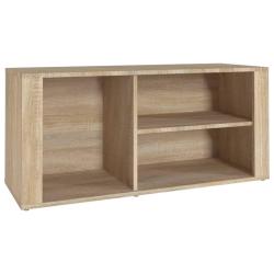 Armoire &agrave; chaussures range chaussures rangement meuble entr&eacute;e couloir salon sonoma 100 x 35 x 45 cm
