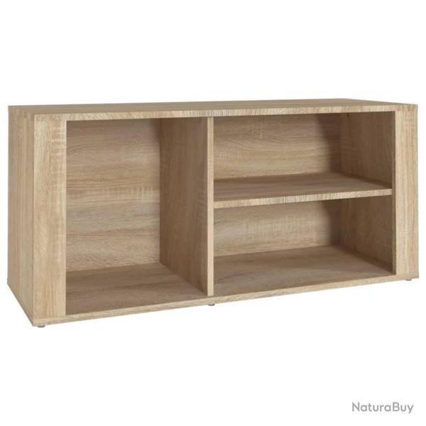 Armoire � chaussures range chaussures rangement meuble entr�e couloir salon sonoma 100 x 35 x 45 cm