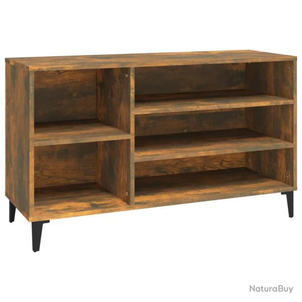 Armoire � chaussures range chaussures rangement meuble entr�e couloir salon 102 x 36 x 60 cm bois d