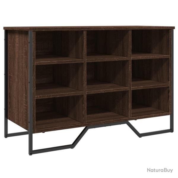 Armoire � chaussures range chaussures rangement meuble entr�e couloir salon 90 x 38 x 61,5 cm bois