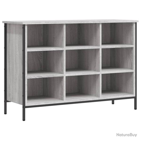 Armoire � chaussures range chaussures rangement meuble entr�e couloir salon sonoma 100 x 35 x 70 cm