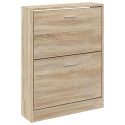 Armoire &agrave; chaussures range chaussures rangement meuble entr&eacute;e couloir salon 59 x 17 x 81 cm bois d'