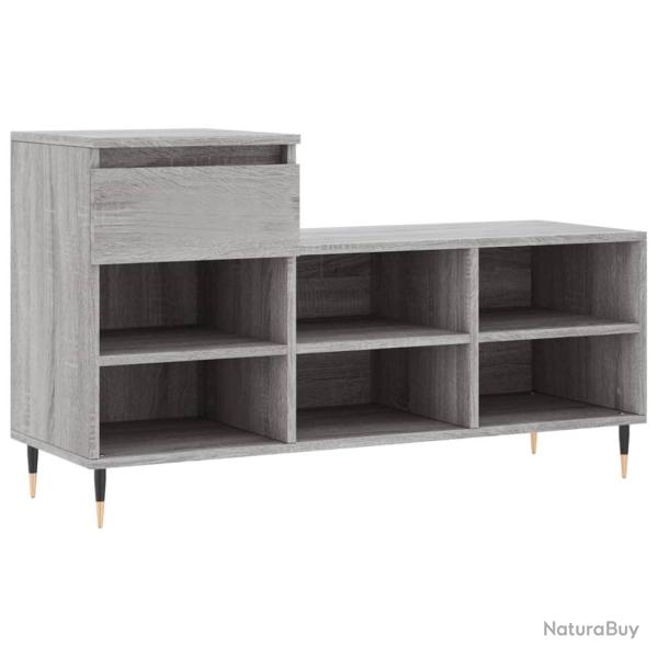 Armoire � chaussures range chaussures rangement meuble entr�e couloir salon sonoma 102 x 36 x 60 cm