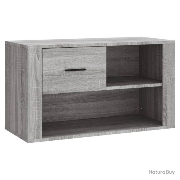 Armoire � chaussures range chaussures rangement meuble entr�e couloir salon sonoma 80 x 35 x 45 cm