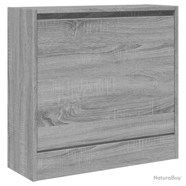Armoire � chaussures range chaussures rangement meuble entr�e couloir salon sonoma 60 x 21 x 57 cm
