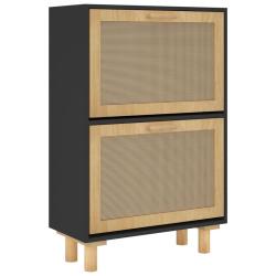Armoire &agrave; chaussures range chaussures rangement meuble entr&eacute;e couloir salon 52 x 25 x 80 cm bois d'