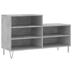 Armoire &agrave; chaussures range chaussures rangement meuble entr&eacute;e couloir salon 102 x 36 x 60 cm bois d