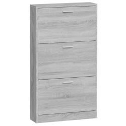 Armoire &agrave; chaussures range chaussures rangement meuble entr&eacute;e couloir salon sonoma 59 x 17 x 108 cm