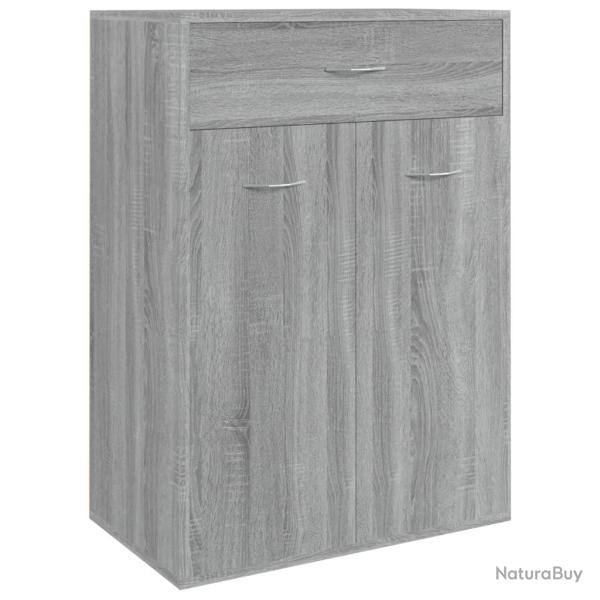 Armoire � chaussures range chaussures rangement meuble entr�e couloir salon sonoma 60 x 35 x 84 cm