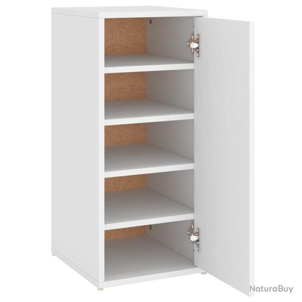 Armoire � chaussures range chaussures rangement meuble entr�e couloir salon 32 x 35 x 70 cm bois d'