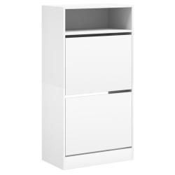 Armoire &agrave; chaussures range chaussures rangement meuble entr&eacute;e couloir salon 60 x 34 x 116 cm bois d