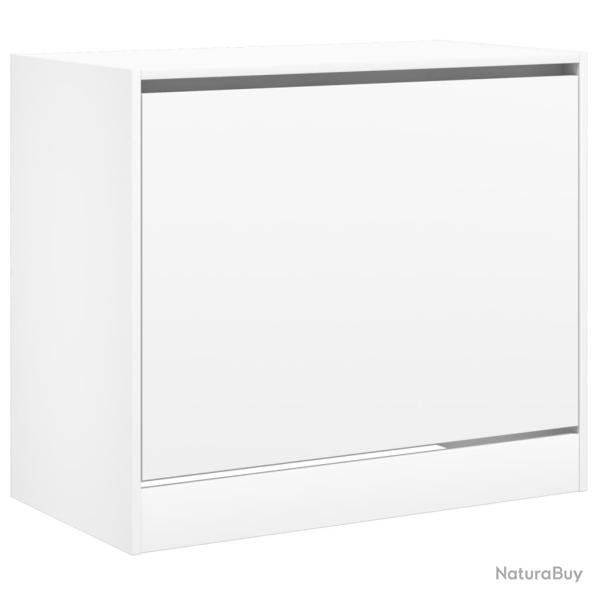 Armoire � chaussures range chaussures rangement meuble entr�e couloir salon 80 x 42 x 69 cm bois d'