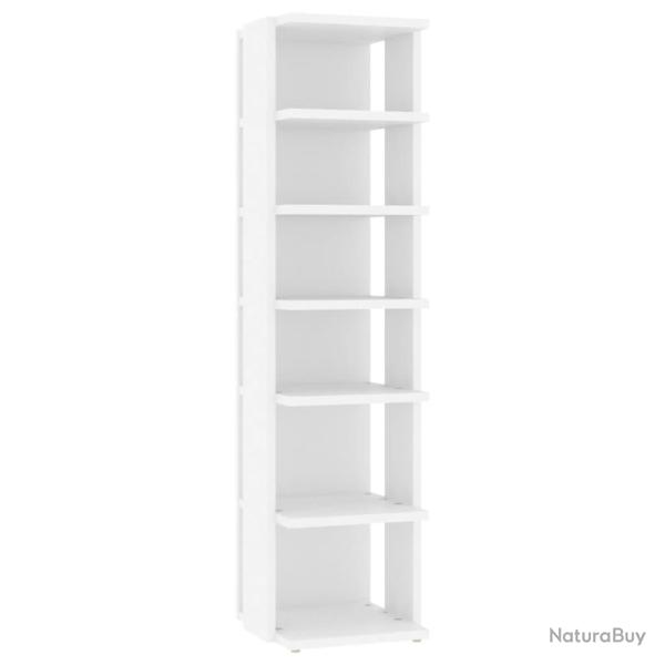 Armoire � chaussures range chaussures rangement meuble entr�e couloir salon 27,5 x 27 x 102 cm bois