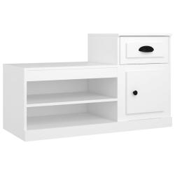 Armoire &agrave; chaussures range chaussures rangement meuble entr&eacute;e couloir salon 100 x 42 x 60 cm bois d