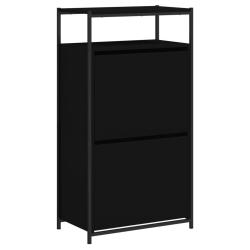 Armoire &agrave; chaussures range chaussures rangement meuble entr&eacute;e couloir salon 60 x 34 x 112 cm bois d