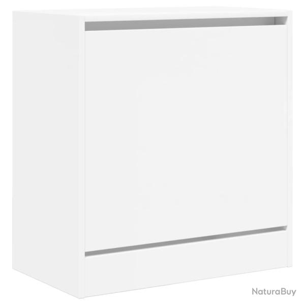 Armoire � chaussures range chaussures rangement meuble entr�e couloir salon 60 x 34 x 63,5 cm bois