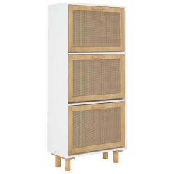 Armoire &agrave; chaussures range chaussures rangement meuble entr&eacute;e couloir salon 52 x 25 x 115 cm bois d
