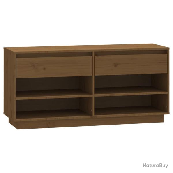 Armoire � chaussures range chaussures rangement meuble entr�e couloir salon 110 x 34 x 52 cm bois d
