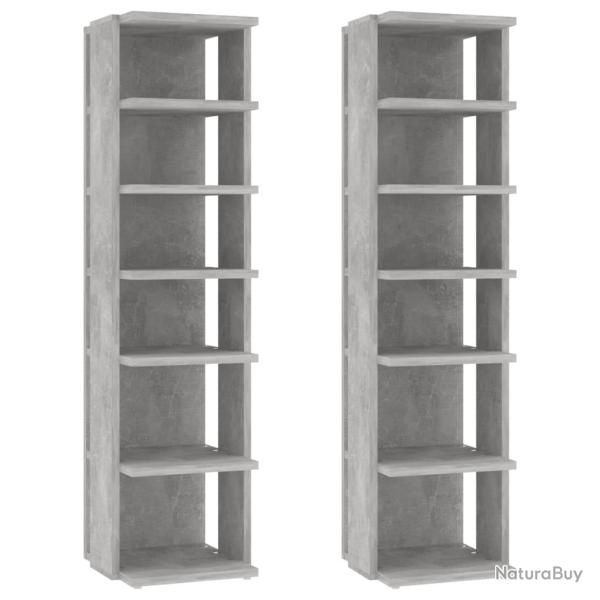 Armoires � chaussures range chaussures rangement meuble entr�e couloir salon lot de 2 27,5 x 27 x 1