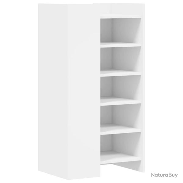 Armoire � chaussures range chaussures rangement meuble entr�e couloir salon 52 x 37,5 x 100 cm bois