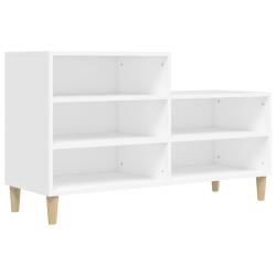 Armoire &agrave; chaussures range chaussures rangement meuble entr&eacute;e couloir salon 102 x 36 x 60 cm bois d