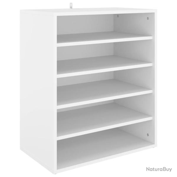Armoire � chaussures range chaussures rangement meuble entr�e couloir salon 60 x 35 x 70 cm bois d'