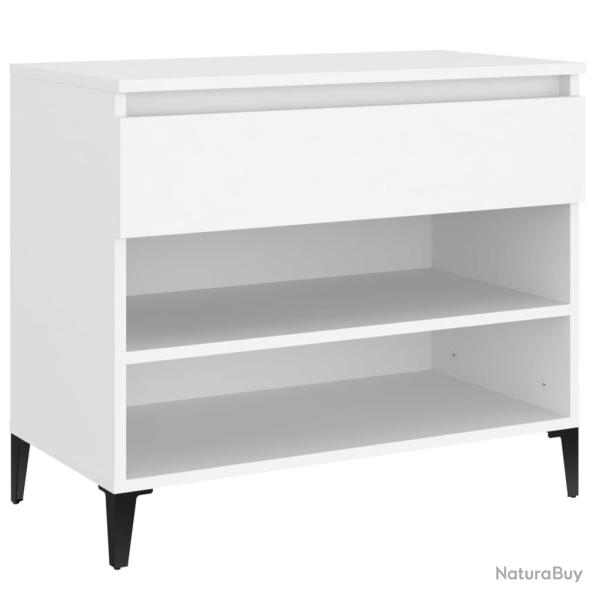 Armoire � chaussures range chaussures rangement meuble entr�e couloir salon 70 x 36 x 60 cm bois d'