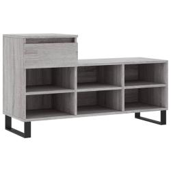 Armoire &agrave; chaussures range chaussures rangement meuble entr&eacute;e couloir salon sonoma 102 x 36 x 60 cm