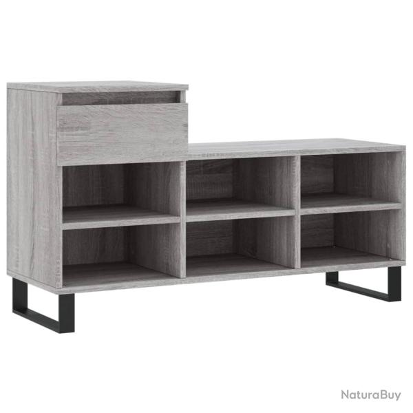 Armoire � chaussures range chaussures rangement meuble entr�e couloir salon sonoma 102 x 36 x 60 cm