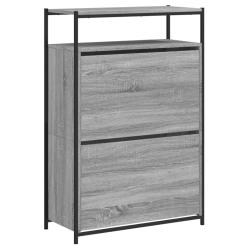 Armoire &agrave; chaussures range chaussures rangement meuble entr&eacute;e couloir salon sonoma 75 x 34 x 112 cm