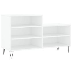 Armoire &agrave; chaussures range chaussures rangement meuble entr&eacute;e couloir salon 102 x 36 x 60 cm bois d