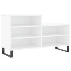 Armoire &agrave; chaussures range chaussures rangement meuble entr&eacute;e couloir salon 102 x 36 x 60 cm bois d