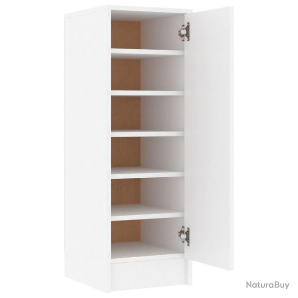 Armoire � chaussures range chaussures rangement meuble entr�e couloir salon 32 x 35 x 92 cm agglom�