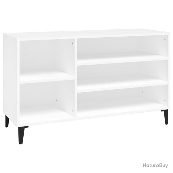 Armoire � chaussures range chaussures rangement meuble entr�e couloir salon 102 x 36 x 60 cm bois d